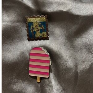Disney Trading Pin 5pc Goofy Stamp Mike Wazowski Otter Popsicle Hidden Mickey